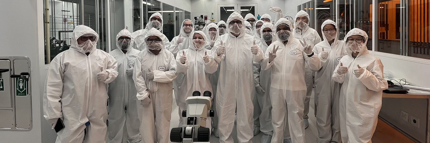 clean room group photo